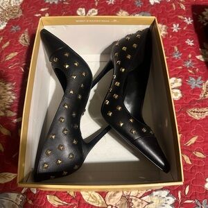 Michael Kors leather/pyramid Studs